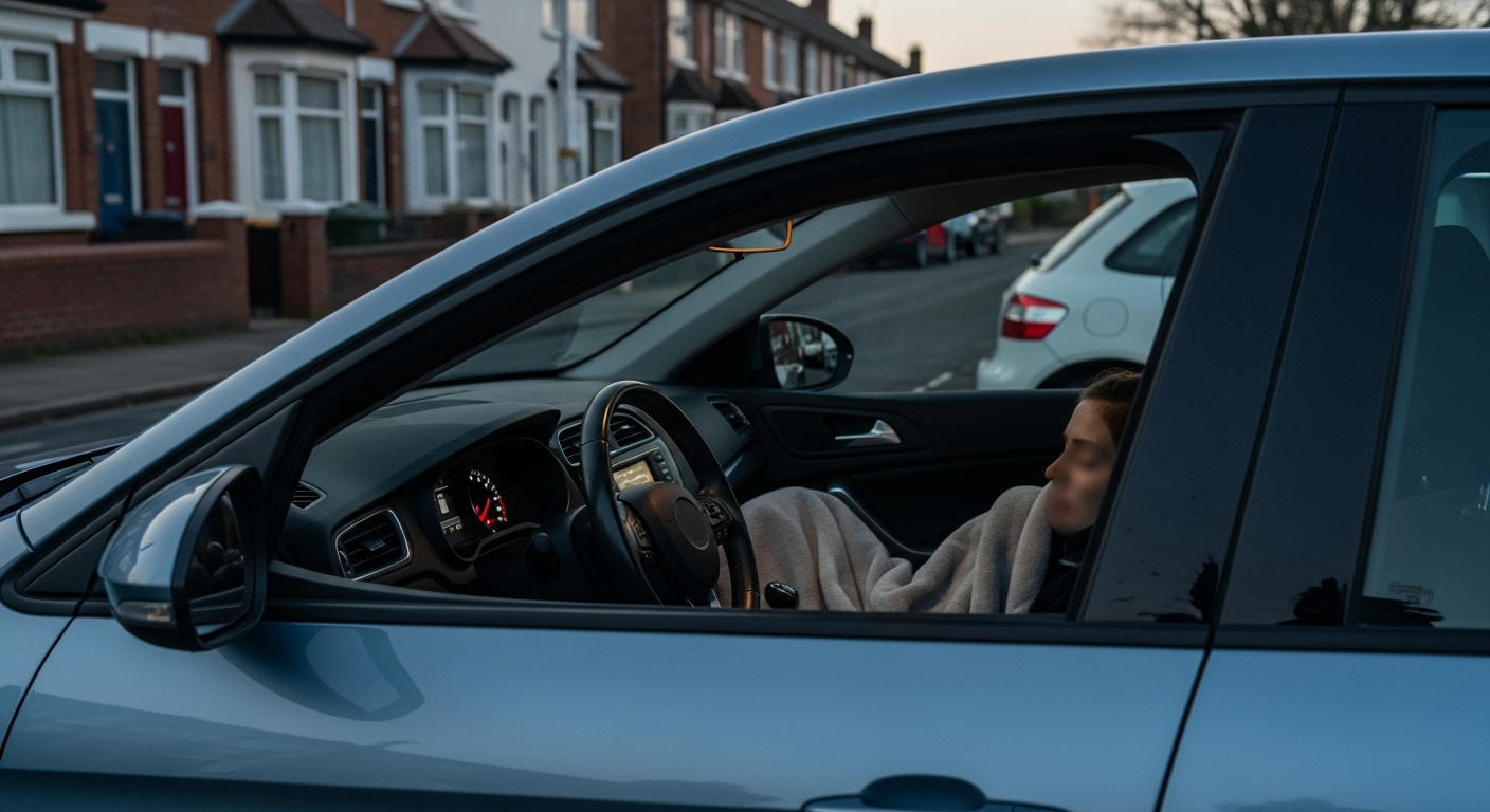 Is it legal to sleep in your car in the UK?