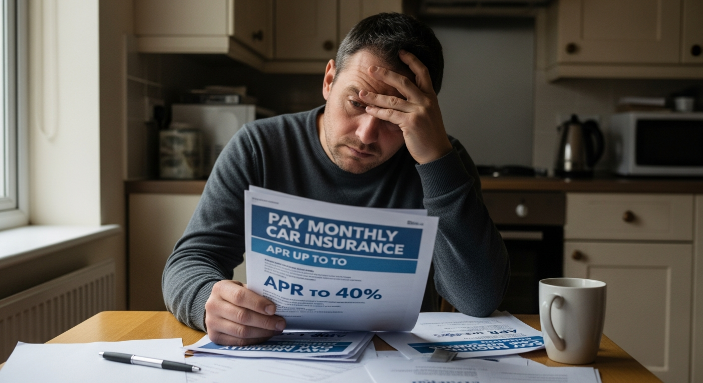 Pay Monthly Car Insurance APRs up to 40%